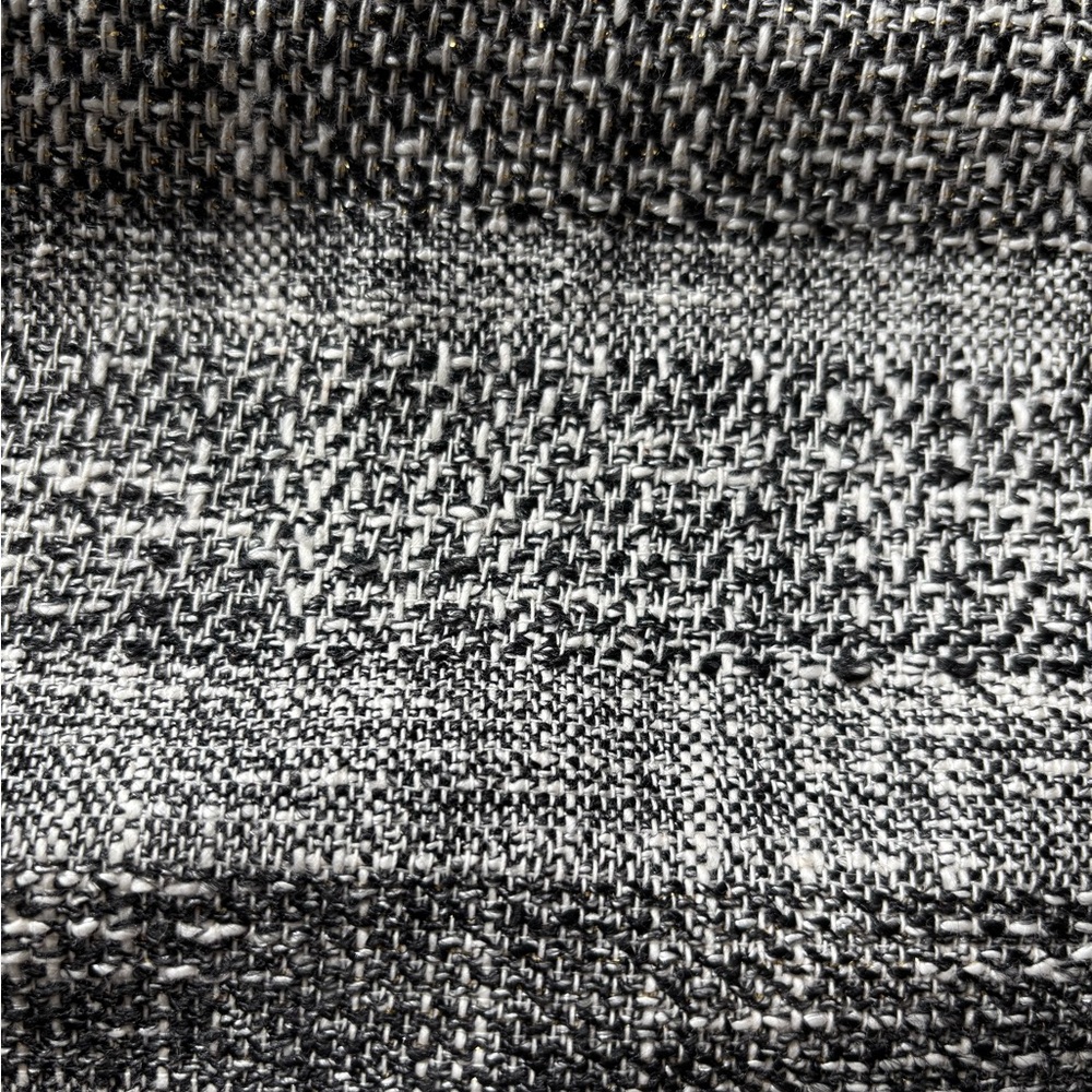 Women's Black and Gray Tweed Jacket - Picture 6 of 11